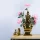 XL TULPENVAAS 3-DELIG GOUD 51 CM - TULPENVASE 3-TEILIG GOLD - BY HEINEN DELFT BLAUW