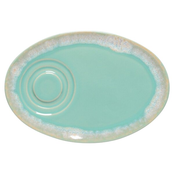 GRESPRESSO UNTERTASSE AQUA 19,7 x 13,5 cm  - BY COSTA NOVA