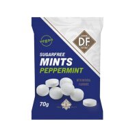 DF SUGARFREE MINTS PEPPERMINT - ZUCKERFREIE PFEFFERMINZE...