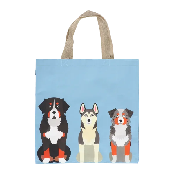 EINKAUFSTASCHE HUNDE - 40 x 14,5 CM BY ESSCHERT DESIGN