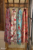 PARADISE HAMMAM TOWEL ECRU - BADE & SAUNA TUCH - 200*100 CM - BY IMBARRO