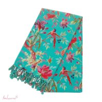 PARADISE HAMMAM TOWEL AZURE - BADE & SAUNA TUCH -...