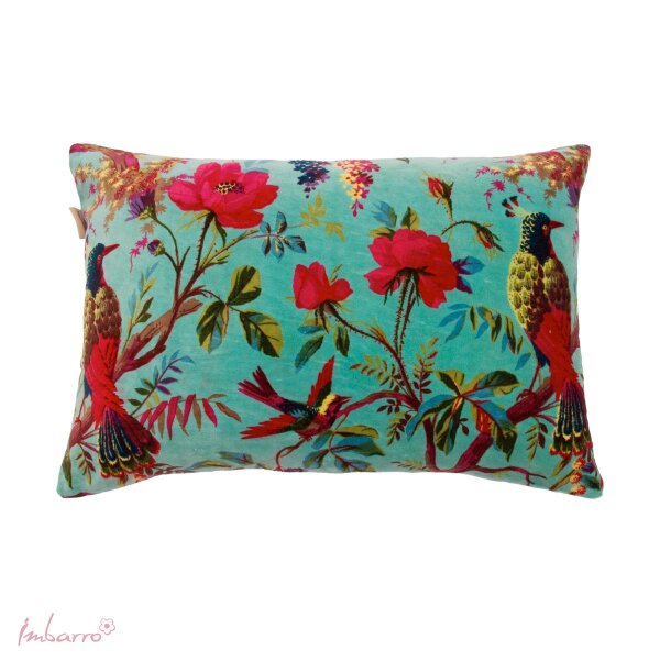 CUSHION - KISSEN - 60/40CM -  PARADISE AZUR - BY IMBARRO