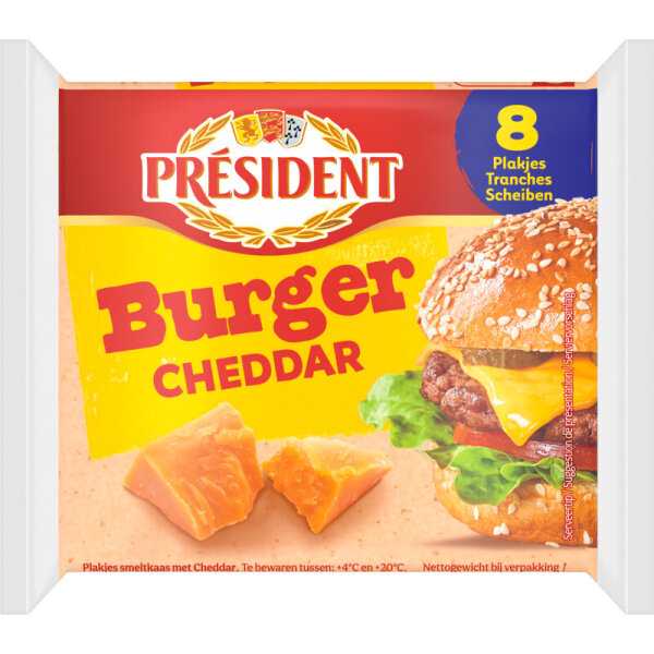 BURGER GOURMAND MIT CHEDDAR 150g  BY PRÉSIDENT