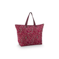 TILDA TOTE BAG LARGE QUILTED DAISY DREAMS RED 66x20x44CM...