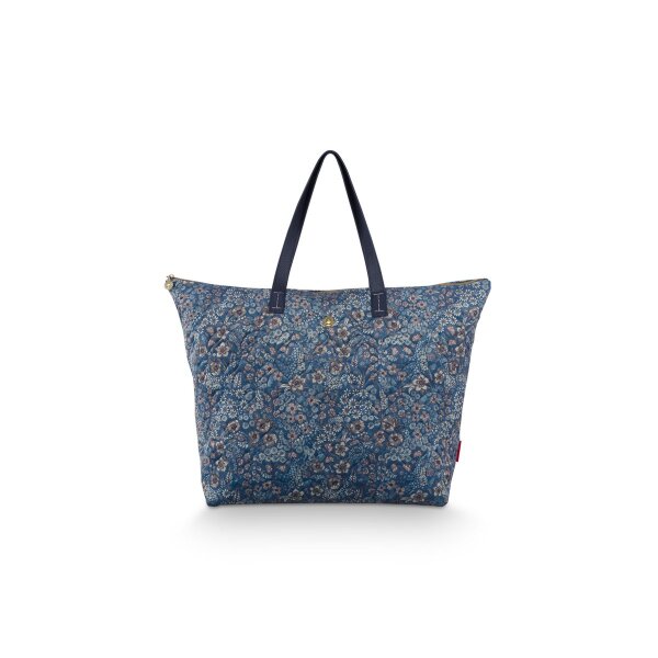TILDA TOTE BAG LARGE QUILTED DAISY DREAMS BLUE 66x20x44CM -  BY PIP STUDIO