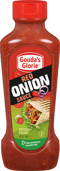RED ONION SAUCE  -  850 ML - BY GOUDA´S GLORIE