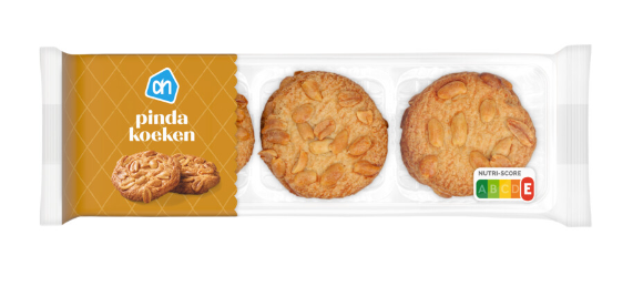 AH  PINDAKOEKEN - ERDNUSSKEKSE - 12 STÜCK - 200 GR - BY ALBERT HEIJN