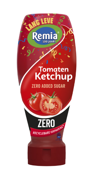 TOMATEN KETCHUP ZERO ADDED SUGAR - 0% ZUCKERZUSATZ - 500 ML - BY REMIA