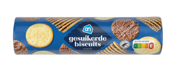 AH GESUIKERDE BISCUITS MELK CHOCOLADE  - 400 GR - BY ALBERT HEIJN