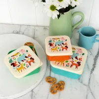 SNACKBOXEN 3er SET - WOODLAND - BY REX LONDON