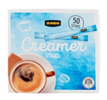 CREAMER STICKS - KAFFEEWEISSER STICKS - 50 x 2,5 G - 125 G -  BY JUMBO