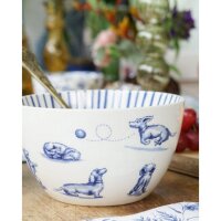 SCHALE DACKEL NHAAN - 15 CM - 700 ML - BY HEINEN DELFT BLAUW