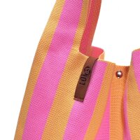 SHOPPER - LOIS 87 - PINK / ORANGE 35x45 CM BY LOT83