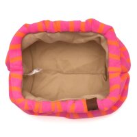 CLUTCH / KULTURTASCHE - EMMA 85 -  PINK / ORANGE 30x17x24 CM BY LOT83