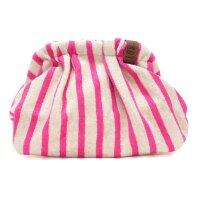 CLUTCH / KULTURTASCHE - EMMA 66 -  GRAU / PINK 30x17x24...