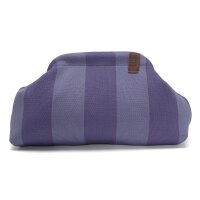 CLUTCH / KULTURTASCHE - EMMA 88 -  BLAU GESTREIFT 30x7x20...
