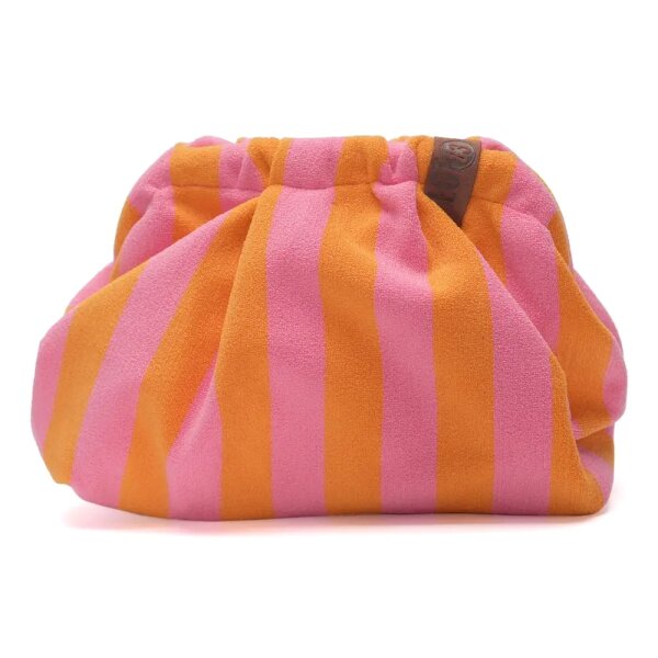 CLUTCH / KULTURTASCHE - EMMA 91 -  PINK / ORANGE 30x17x24 CM BY LOT83