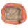 CLUTCH / KULTURTASCHE - EMMA 91 -  PINK / ORANGE 30x17x24 CM BY LOT83