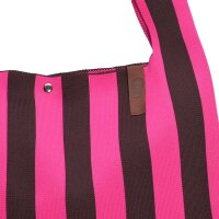 SHOPPER - LOIS 122 - PINK / DUNKELBRAUN 35x45 CM BY LOT83