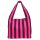 SHOPPER - LOIS 130 - PINK / SCHWARZ IN FROTTEE 35x45 CM BY LOT83