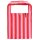 SHOPPER - LOIS 53 - ROSA / ROT 35x45 CM BY LOT83