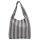SHOPPER - LOIS 128 - GRAU GESTREIFT 35x45 CM BY LOT83