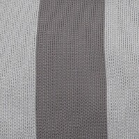 CLUTCH / KULTURTASCHE - EMMA 107 -  GRAU GESTREIFT 30x7x20 CM BY LOT83
