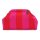 CLUTCH / KULTURTASCHE - EMMA 109 -  PINK / ROT GESTREIFT 30x7x20 CM BY LOT83