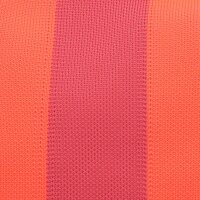 CLUTCH / KULTURTASCHE - EMMA 110 -  ORANGE GESTREIFT 30x7x20 CM BY LOT83