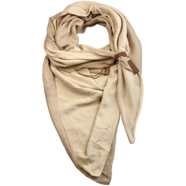 SCHAL DREIECKSTUCH FIEN TWIN - ZAND - BEIGE - 200 x 90 cm BY LOT83