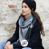 SCHAL DEIECKSTUCH NOVA 02 - 195 x 85 cm - GRAU BY LOT83