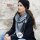 SCHAL DEIECKSTUCH NOVA 02 - 195 x 85 cm - GRAU BY LOT83