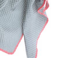 SCHAL KIM 20 - WAFFELSTRUKTUR GRAU CA. 200 x 90 cm BY LOT83