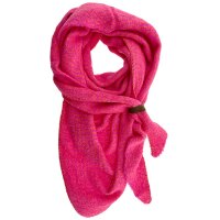 DREIECKSSCHAL ANNA - FUCHSIA FISCHGRÄTMUSTER - CA....