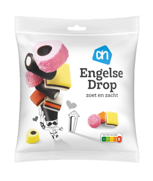 AH ENGELSE DROP  -  ENGLISCHE LAKRITZMISCHUNG - 600 GR - BY ALBERT HEIJN