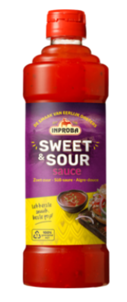 SWEET & SOUR SAUCE - SÜSS-SAURE SAUCE 500 ML - BY INPROBA