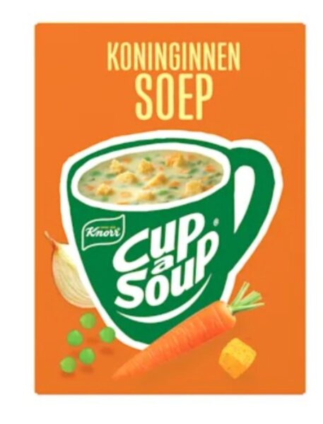 CUP A SOUP - KONINGINNEN SOEP VOLAILE - KÖNIGINNENSUPPE 3 PACKUNGEN Á 18 G - BY KNORR