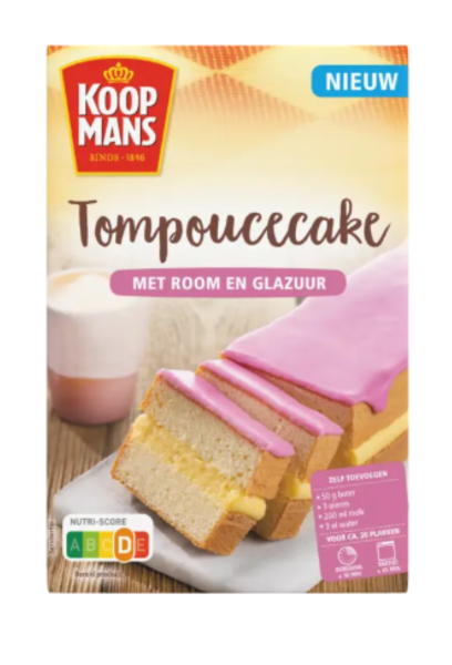TOMPOUCECAKE - BACKMISCHUNG 350 GR. - BY KOOPMANS