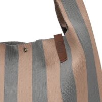 SHOPPER - LOIS 67 - BLAUGRAU / BEIGE 35x45 CM BY LOT83