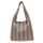 SHOPPER - LOIS 67 - BLAUGRAU / BEIGE 35x45 CM BY LOT83