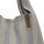 SHOPPER - LOIS 63 - GRAU GESTREIFT 35x45 CM BY LOT83
