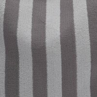 SHOPPER - LOIS 138 - GRAU GESTREIFT IN FROTTEE 35x45 CM BY LOT83