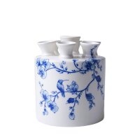 TULPENVASE ZYLINDER WEISS ORCHIDEE 16 CM - BY HEINEN...