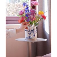 TULPENVASE ZYLINDER WEISS ORCHIDEE 16 CM - BY HEINEN...