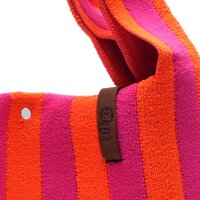 SHOPPER - LOIS 46 - PINK / ORANGE IN FROTTEE 35x45 CM BY...
