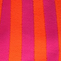 SHOPPER - LOIS 46 - PINK / ORANGE IN FROTTEE 35x45 CM BY LOT83