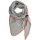 SCHAL VERA 7 - GRAU / ORANGE  75 x 180 CM  BY LOT83