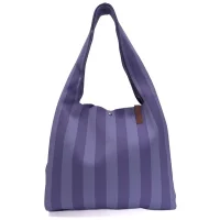 SHOPPER - LOIS 118 - BLAU GESTREIFT 35x45 CM BY LOT83
