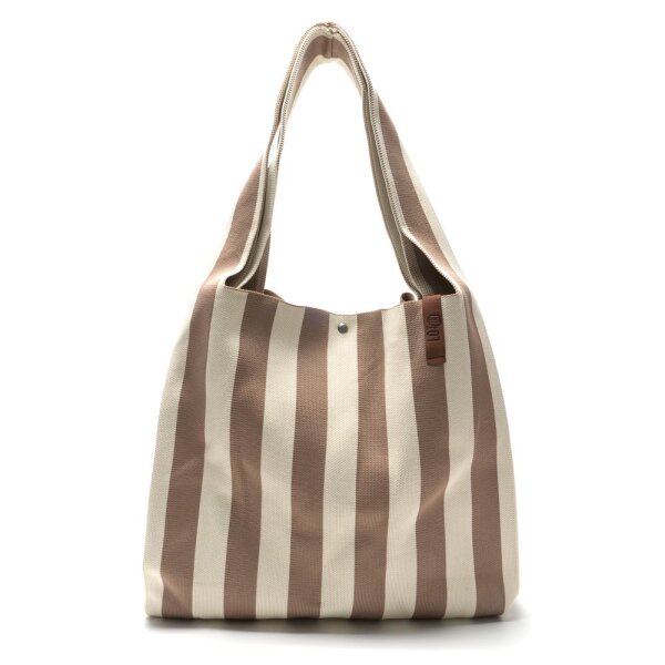 SHOPPER - LOIS 23 - BRAUN / BEIGE 35x45 CM BY LOT83